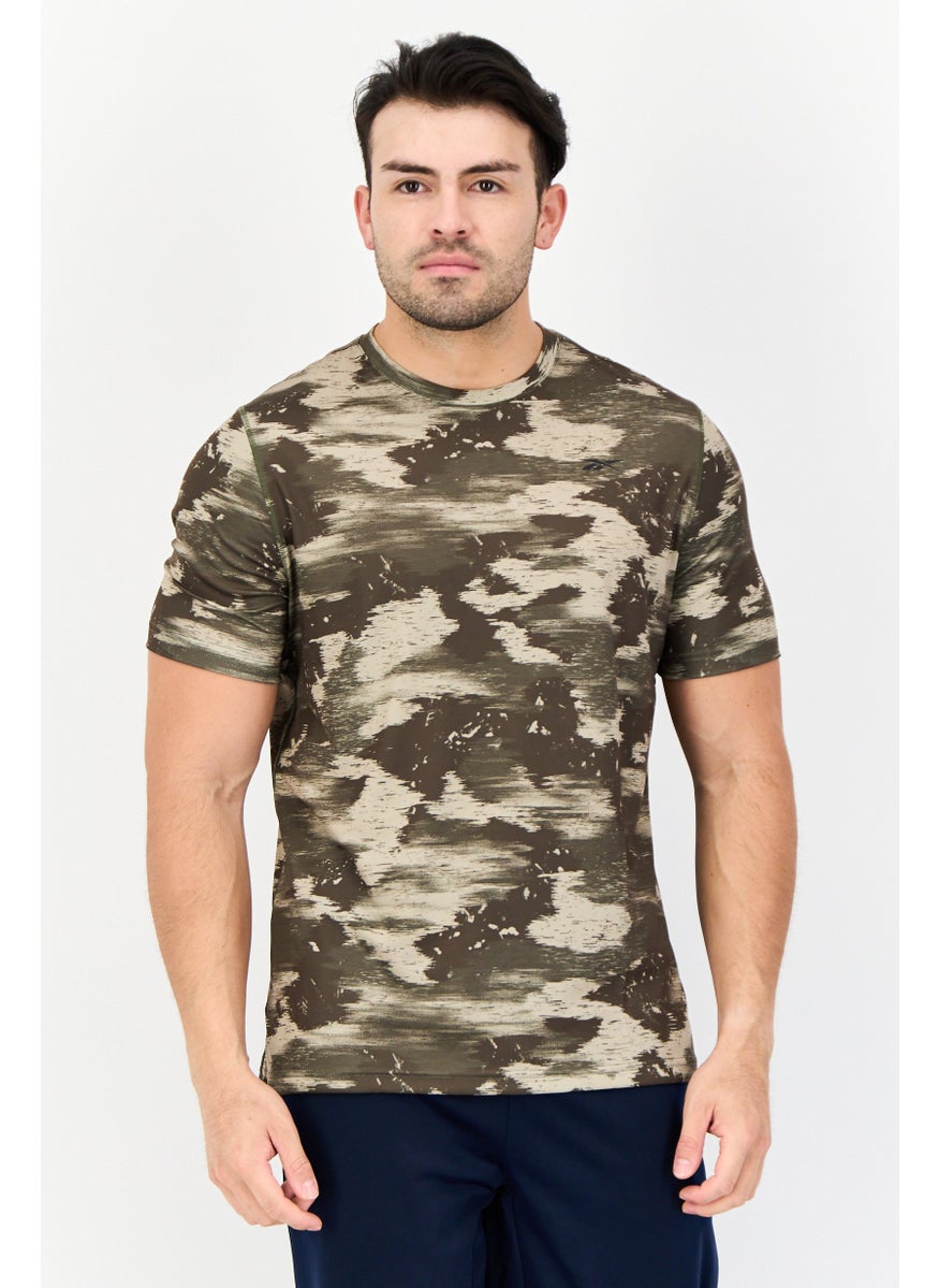 Reebok Men Sportswear Fit Short Sleeves Training T-shirt, Multicolor  - Image 1