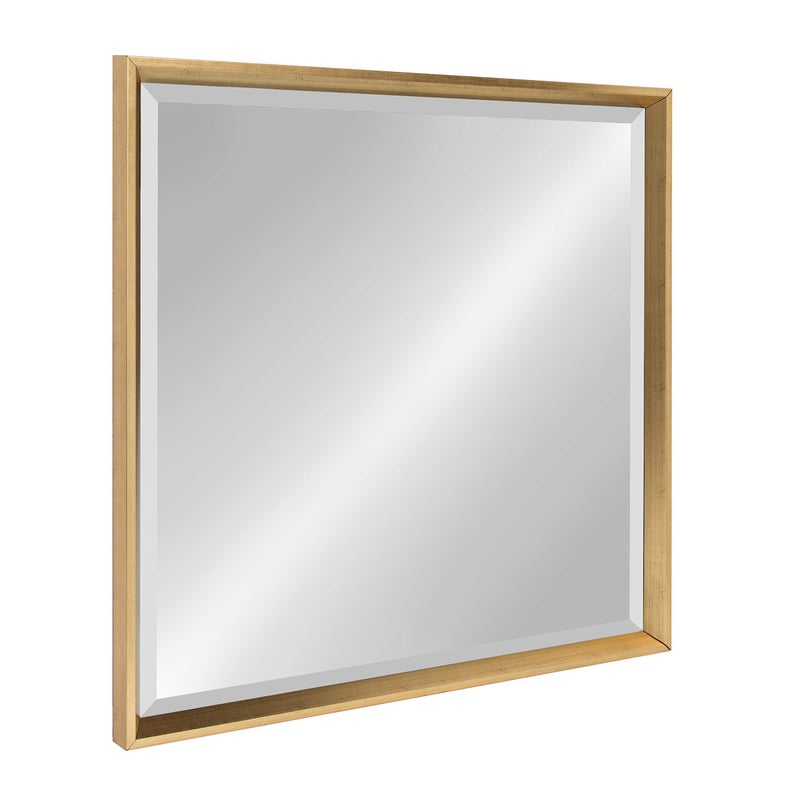 Kate and Laurel Kate and Laurel Calter Framed Square Mirror 28 x 28 Gold 