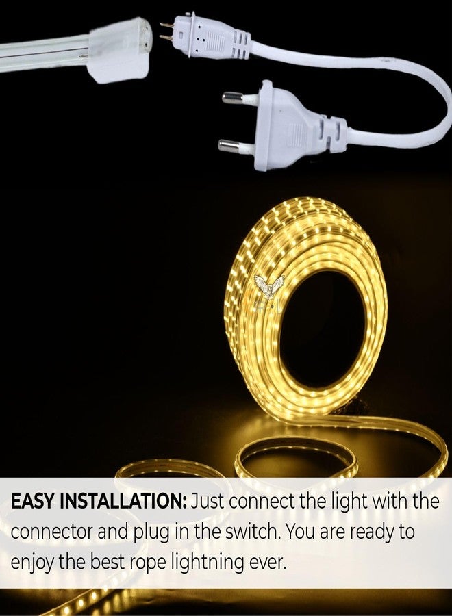 Errol led Strip Lights for Home Decoration | Waterproof led Rope Lights | Energy Saving Strip Light for Room | Home Decor Lights for Diwali, Christmas, Outdoor (Warmwhite, 3 Meter) - Image 5