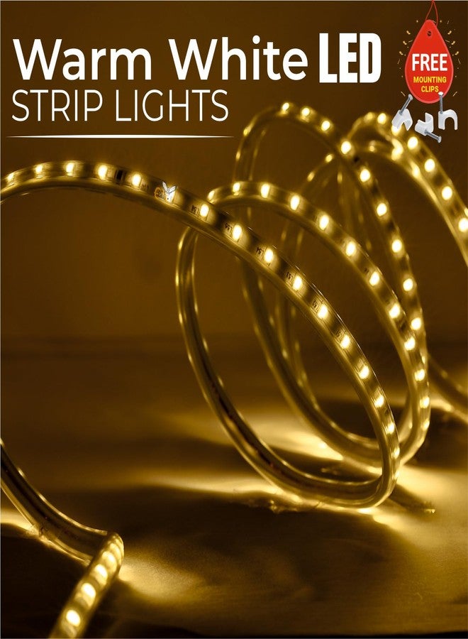 Errol led Strip Lights for Home Decoration | Waterproof led Rope Lights | Energy Saving Strip Light for Room | Home Decor Lights for Diwali, Christmas, Outdoor (Warmwhite, 3 Meter) - Image 2