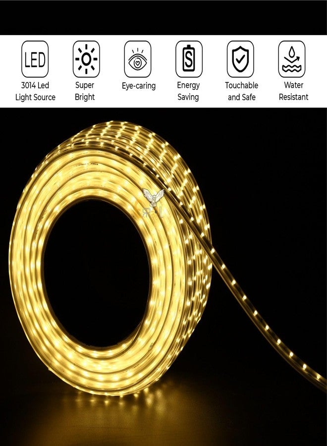 Errol led Strip Lights for Home Decoration | Waterproof led Rope Lights | Energy Saving Strip Light for Room | Home Decor Lights for Diwali, Christmas, Outdoor (Warmwhite, 3 Meter) - Image 3