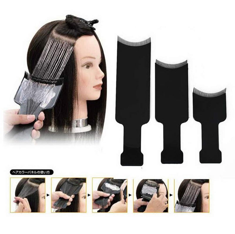 Pimoys 6 Pcs Balayage Highlighting Kit - Hair Color Board with Teeth, Foils, and Brush for Dyeing and Coloring - Image 5