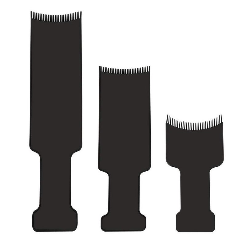 Pimoys 6 Pcs Balayage Highlighting Kit - Hair Color Board with Teeth, Foils, and Brush for Dyeing and Coloring - Image 2