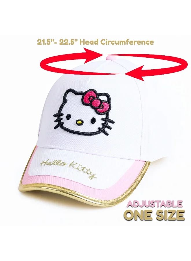 Sanrio white Sanrio Hello Kitty v1 Adult Premium Cap for Women | Best Price UAE