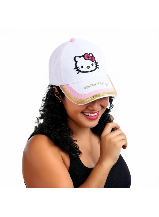 Sanrio white Sanrio Hello Kitty v1 Adult Premium Cap for Women | Best Price UAE