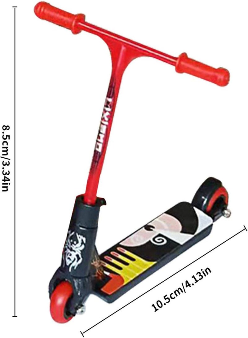 GGOOT Mini Two Wheel Finger Toys, Mini Finger Scooter, Multi Colored Finger Scooter Toys, Fingertip Movement Party Favors for Finger Training Birthday Present, Red and Black Random Style - Image 4