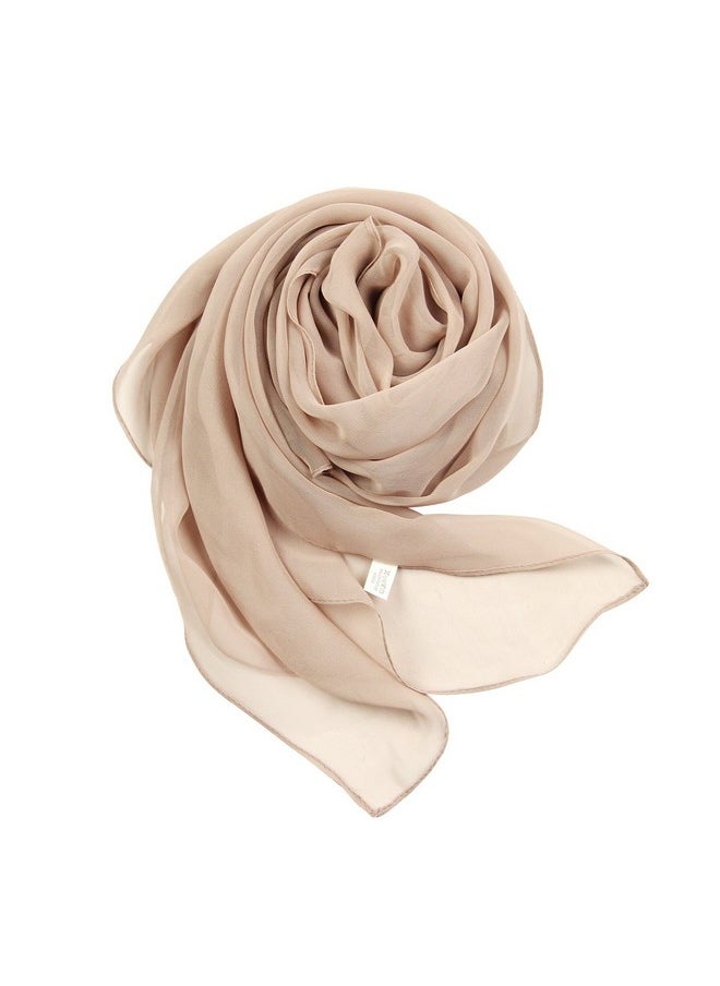 PANTONIGHT - Chiffon Scarf Lightweight - Pantonight Ladies Sheere Silky Scarf For Women Solid,Soft,Fashion And For Spring - Image 1
