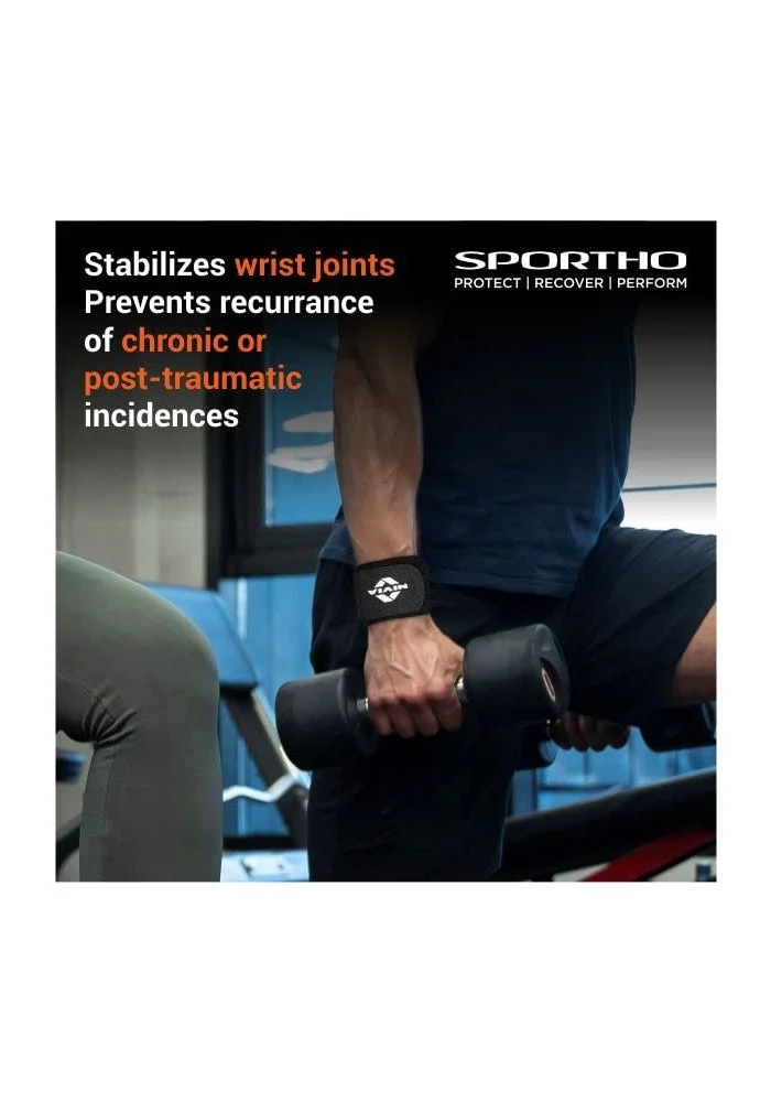 Nivia  Nivia Black Wrist Support  | Best Price UAE