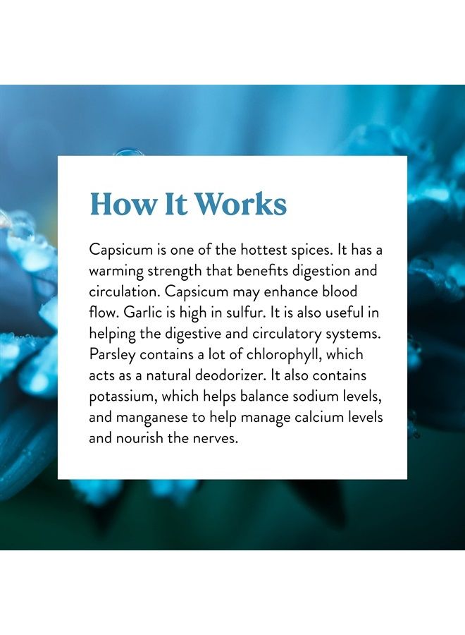 Nature's Sunshine Capsicum & Garlic w/Parsley, 100 Capsules | Helps Support Digestion, Immunity, Circulation, and Glandular Health - Image 2