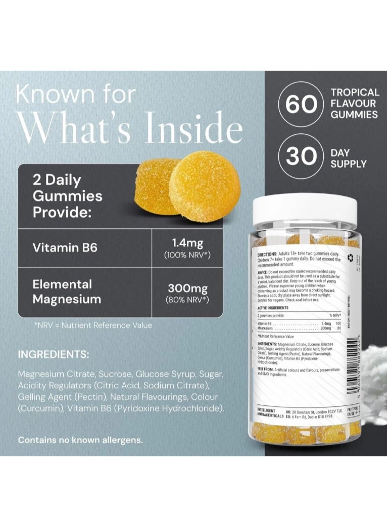Known High Strength Magnesium Gummies 300mg Tropical – Sleep & Muscle Support Vegan Supplement - Image 4
