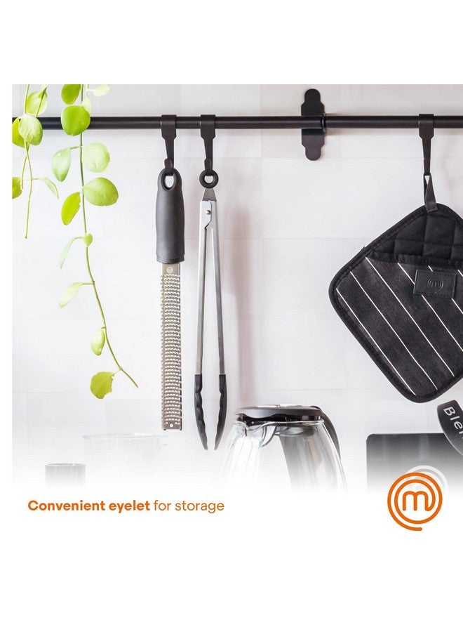 MasterChef Lemon Zester Grater with Handle, Kitchen Tool for Zesting Citrus Fruits & Finely Grating Parmesan Cheese, Garlic, Ginger, Coconut, Nutmeg, Wasabi, Chocolate etc, Stainless Steel, 12 inches - Image 5