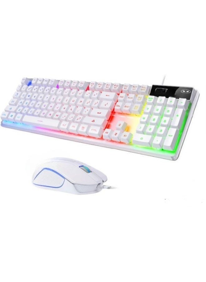 Gaming Keyboard and Mouse Combo – RGB LED Backlit Wired Keyboard for PC and Laptop - Image 1
