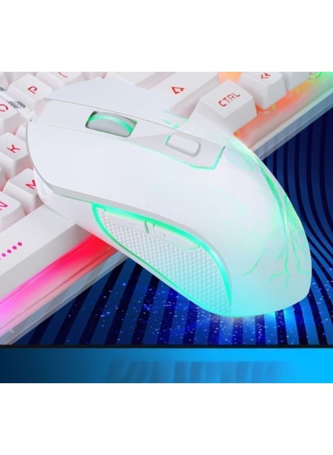 Gaming Keyboard and Mouse Combo – RGB LED Backlit Wired Keyboard for PC and Laptop - Image 2