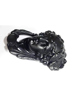 BRASS INDIA BRASS INDIA Full Brass Medusa Door Knocker Material Heavy Full Brass Colour MATT Black Size 7X5 Weight 1400 Grams Model NO 923 Big  - Image 2