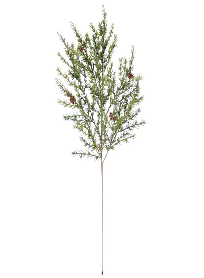 CG Hunter Holiday Collection Set-of-4 Faux Pine Stem, Premium Artificial Indoor and Outdoor Large 36" Pine with Pinecone Christmas Stem, Christmas Decorations and Holiday Greenery - Image 1