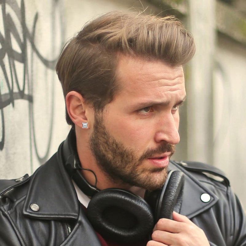 WAINIS 8 Pairs Stainless Steel Magnetic Stud Earrings for Men Women Non-piercing Hypoallergenic Earrings 5-8mm - Image 3
