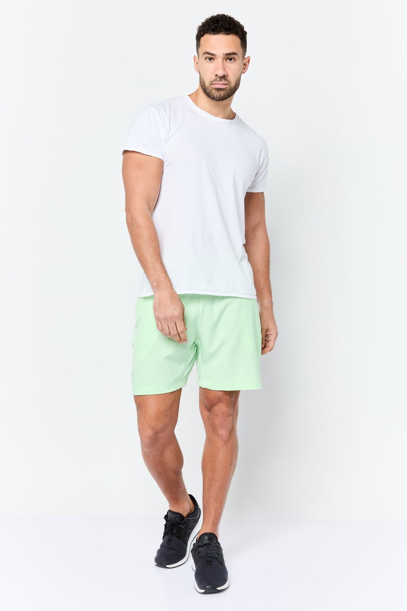 Adidas Men 2 In 1 Sportswear Fit Tennis Shorts, Light Green  - Image 4