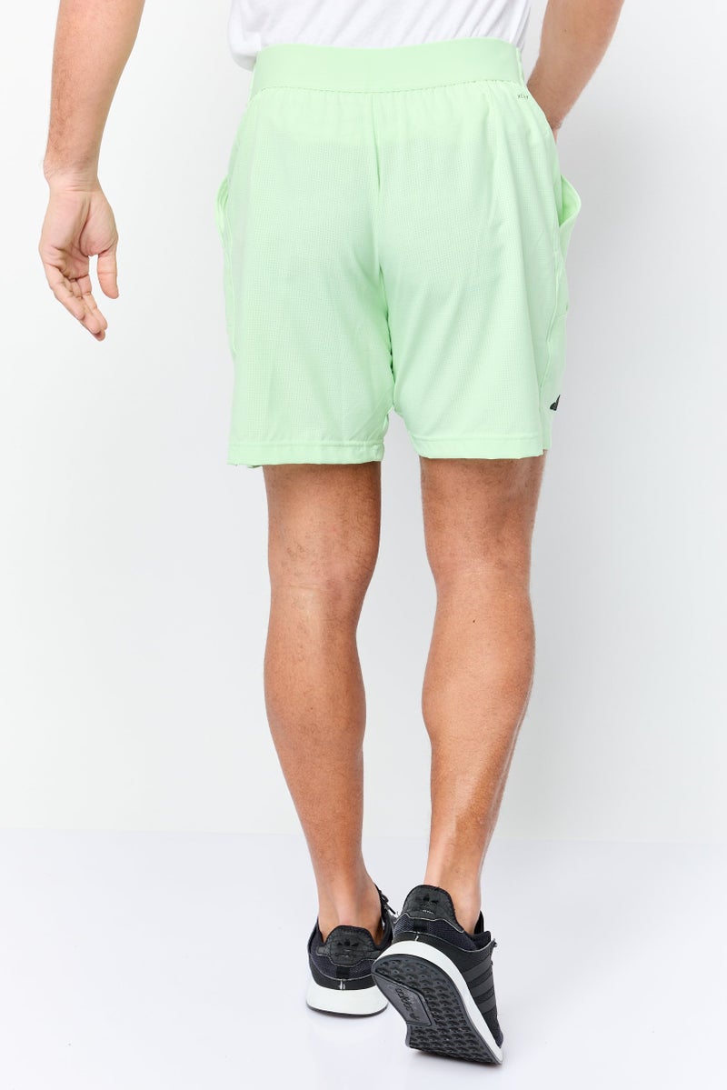 Adidas Men 2 In 1 Sportswear Fit Tennis Shorts, Light Green  - Image 3