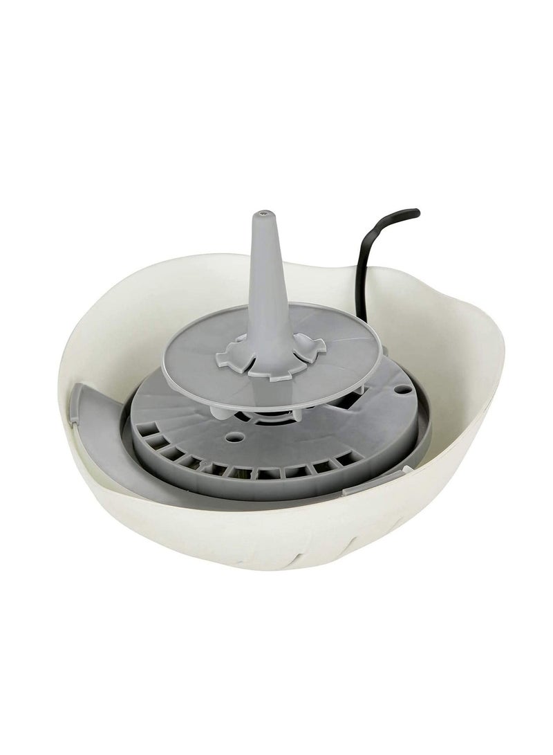 NTECH Leaf Shaped Electrical Water Air Purifier Air Revitalizer Air Freshener Air Humidifier For Your Home Office Kitchen And Office Frag Air (White) - Image 3