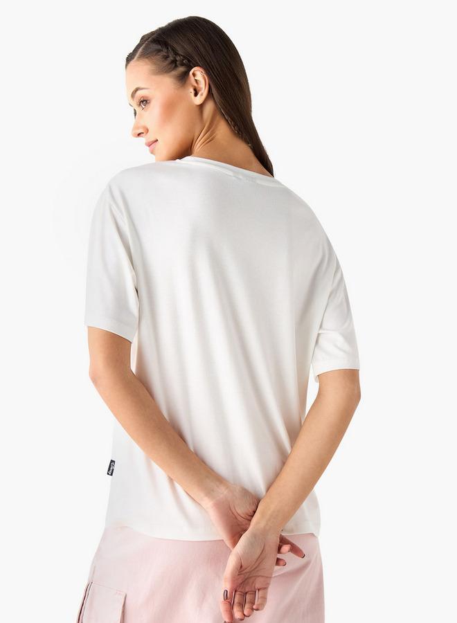 SP Characters Embellished T-shirt with Short Sleeves - Image 3