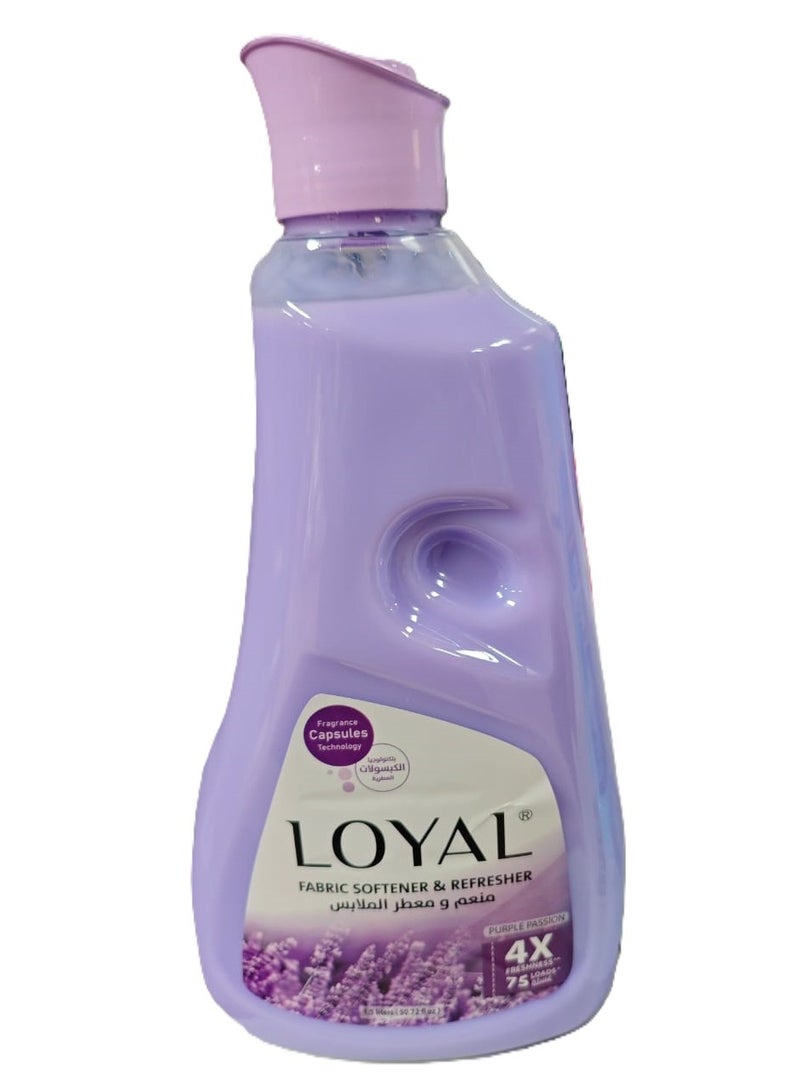 loyal منعم الأقمشة ومنعش برائحة الباشن الأرجواني 1500 مل