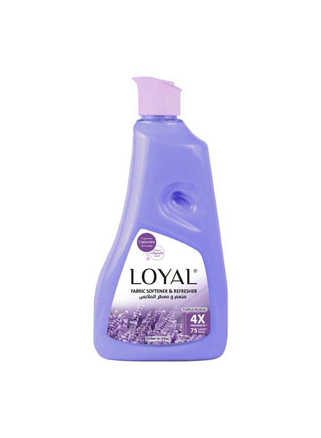 loyal Fabric Softener & Refresher Purple Passion 1500 ml - Image 1