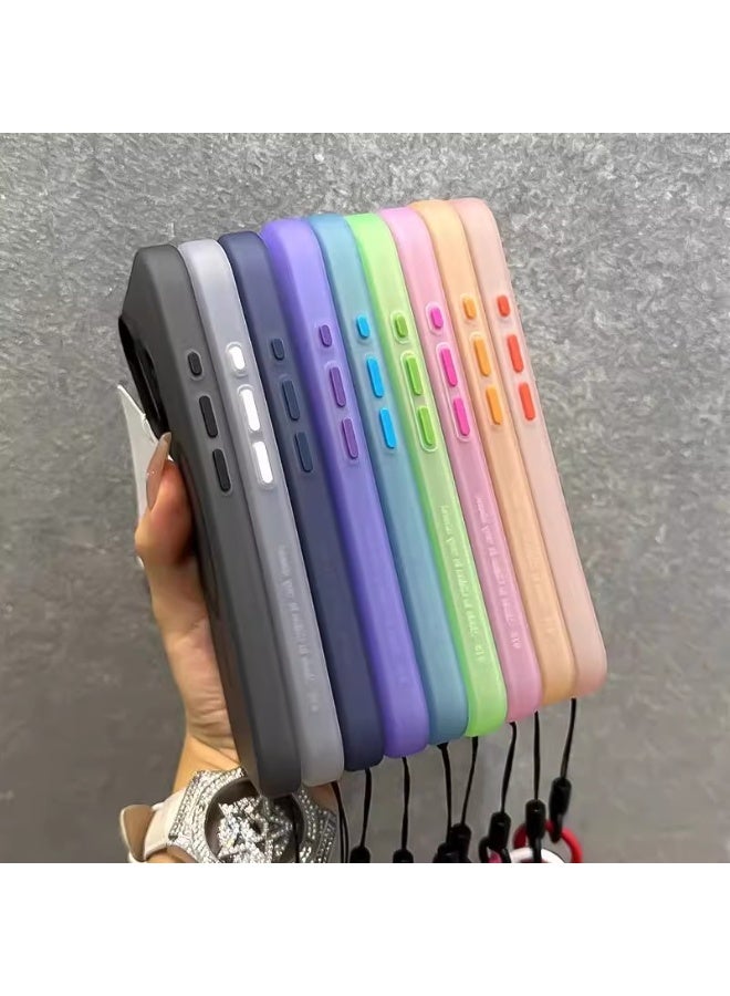 Cover Matte Transparent Magnetic Wireless Charging Case Compatible with Galaxy S24 Ultra – Shockproof Hard Protective Cover, Slim Fit Design (Pink) - Image 3