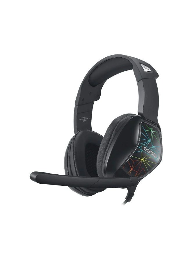 إيون سماعة ألعاب احترافية سلكية بصوت ستيريو محيطي وإضاءة LED وميكروفون لأداء دقيق - Image 1