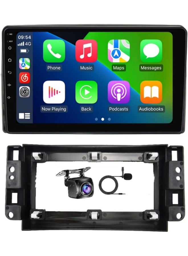 Vierex Car Stereo for Chevrolet Chevy Silverado Suburban Tahoe GMC Sierra Yukon, 10" Touch Screen Build-in GPS Wireless CarPlay Android Auto, Backup Camera/DSP Fast Interface (8+128GB Carplay 8CORE) - Image 1