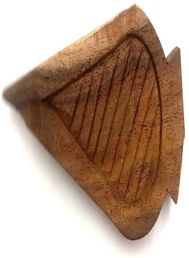 SHLINCO Traditional Khajoor Wooden Mould for Prasad Making, Brown Kitchen Baking Tool - Image 2