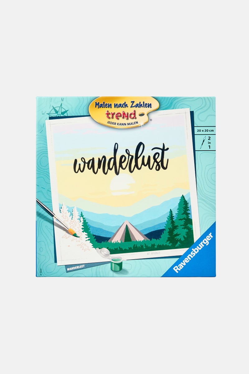 Ravensburger 2 In 1 Wonderlust Paint By Numbers Trend, Multicolor - Image 1