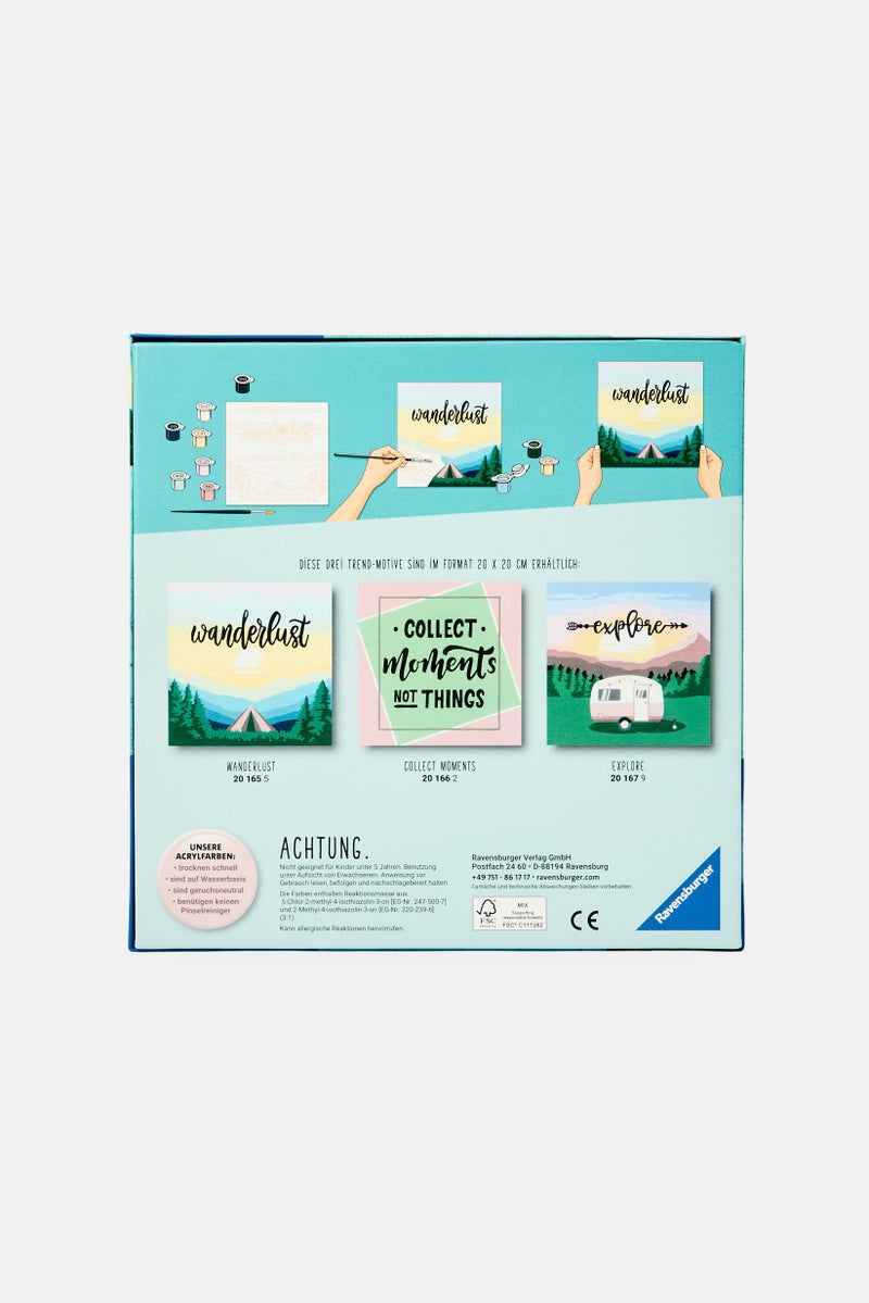 Ravensburger 2 In 1 Wonderlust Paint By Numbers Trend, Multicolor - Image 2
