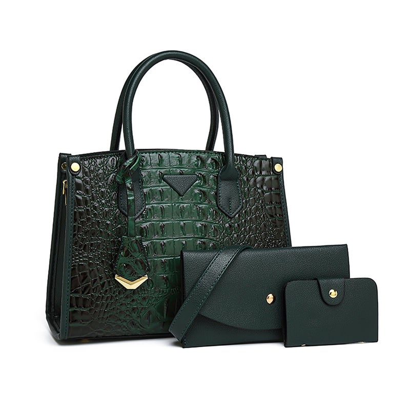 2025 New Fashion Shoulder Bag, Urban Simple Large-Capacity Handbag, Crocodile Pattern Women'S Crossbody Bag - Image 1
