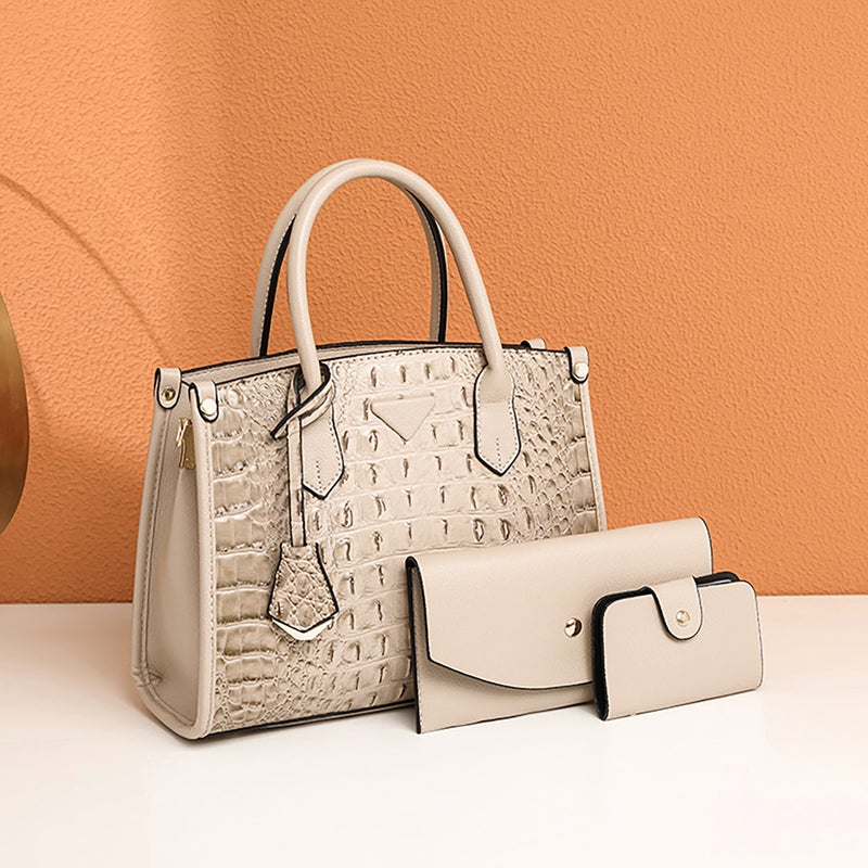 2025 New Fashion Shoulder Bag, Urban Simple Large-Capacity Handbag, Crocodile Pattern Women'S Crossbody Bag - Image 5