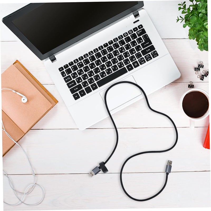 Double End USB Cable Male to Male Data Transfer Cord for Hard Drives Printers Cameras High Speed Construction Plated Connectors for Optimal Signal Clarity - Image 4