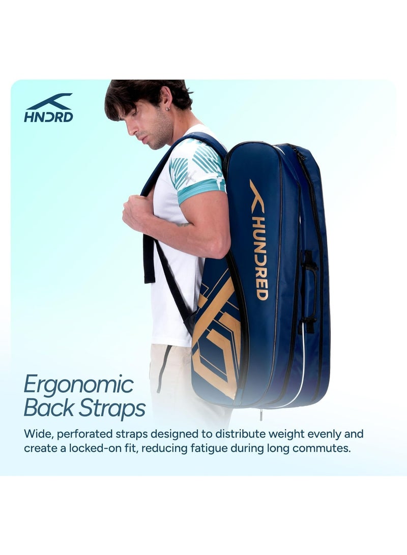 هندرد حقيبة أدوات Hundred X Gear Kit مزودة بحجرتين للتحكم في درجة الحرارة | جيب مخصص للأحذية | أحزمة ظهر مريحة | للعب الاحترافي | مثالية للرجال والنساء - Image 2