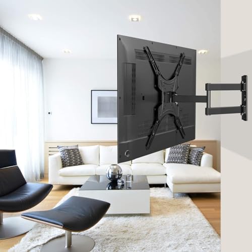 Bectro Movable TV Wall Mount Bracket for 32–55 Inch LED, LCD & Smart TVs | Adjustable Tilt, Swivel & Full Motion Heavy-Duty TV Stand for Space-Saving Setup - Image 2
