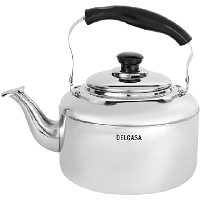 DELCASA Dc3231 Stainless Steel Whistling Tea Kettle 4 Litre Capacity Silver - Image 3