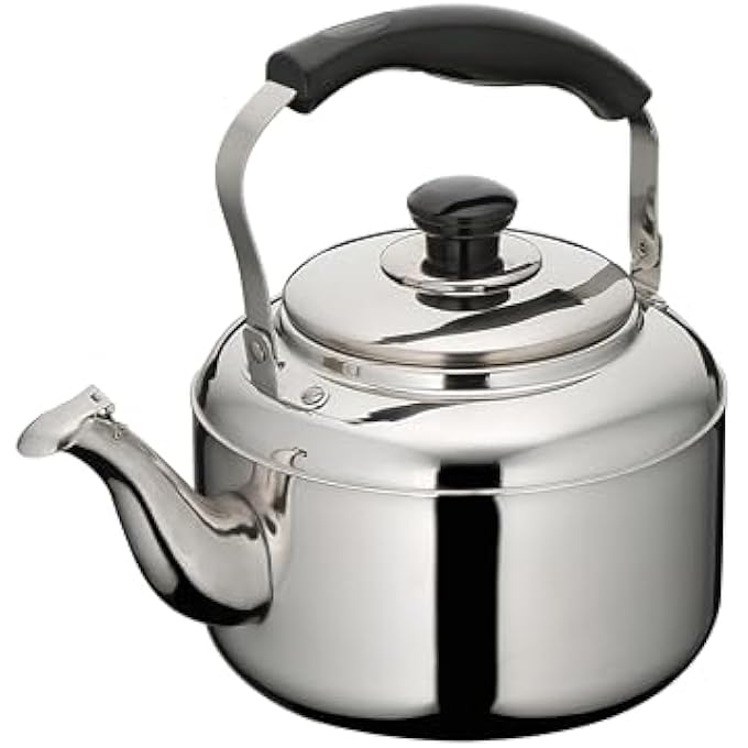 DELCASA Dc3231 Stainless Steel Whistling Tea Kettle 4 Litre Capacity Silver - Image 1