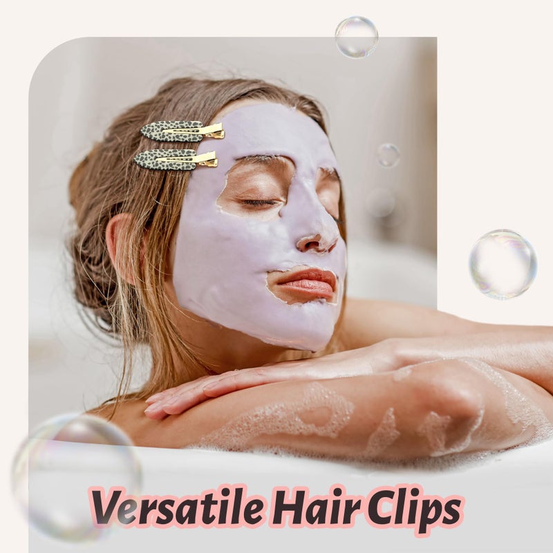 YIERSO 8 Pcs No bend Hair Clips No Crease Makeup Hair Clip Duckbill Clip No Dent Creaseless Alligator Hair Barrettes for Salon Hairstyle Women Girls Makeup Accessories Cellulose Acetate (PinkWhite) - Image 3