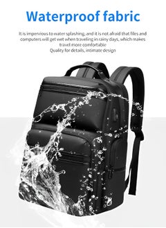 Skycare Skycare Large-Capacity Men's Laptop Backpack for Business Travel, with USB Charging Port -Waterproof and Multi-Functional  - Image 5