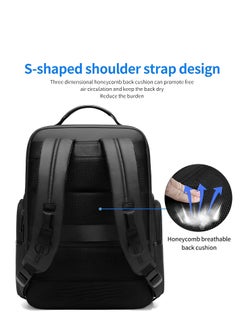 Skycare Skycare Large-Capacity Men's Laptop Backpack for Business Travel, with USB Charging Port -Waterproof and Multi-Functional  - Image 4