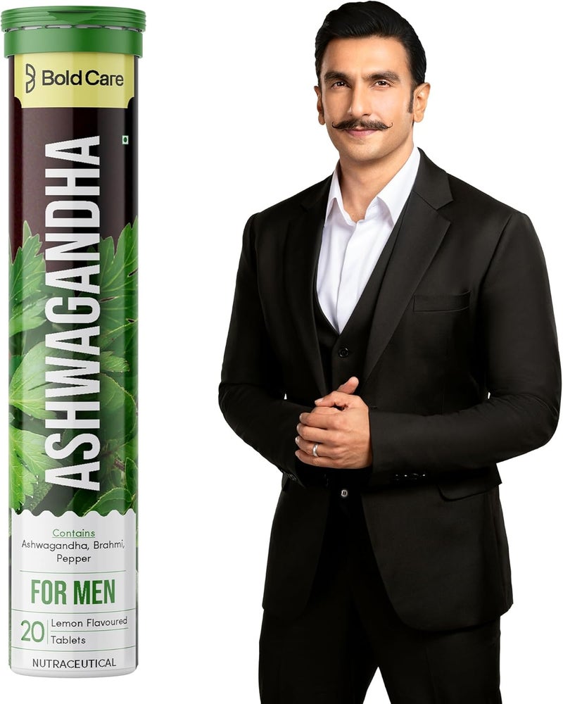 Bold Care Ashwagandha Effervescent Tablets for Men - Image 1