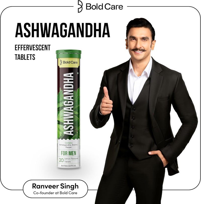 Bold Care Ashwagandha Effervescent Tablets for Men - Image 2