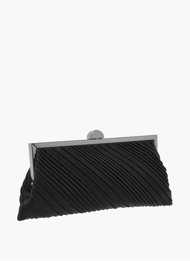 Celeste Women's Textured Clutch with Chain Strap Ramadan Collection