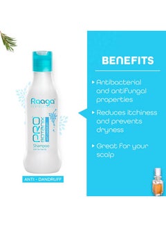 RAAGA PROFESSIONAL Pro Botanix Anti-Dandruff Shampoo With Tea Tree Oil (200 Ml) Reduces Itchiness & Flaking, Prevents Dryness | Suitable For Men And Women  - Image 3