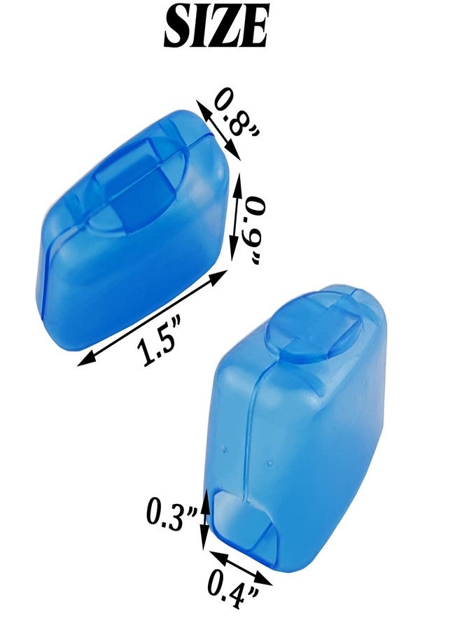 ROYHOO 100PCS Portable Toothbrush Containers Travel Toothbrush Cap Cover Tooth Brush Caps Convenient for Travel, Home, Office and Hotel Use - Image 2