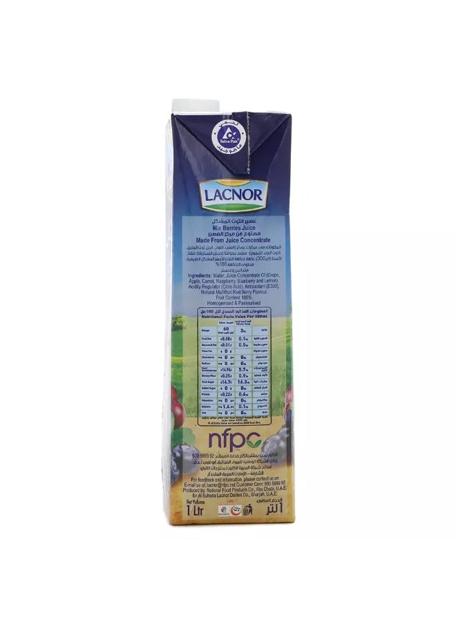 Lacnor Lacnor Mix Berries 100% Juice- Red  - Image 4