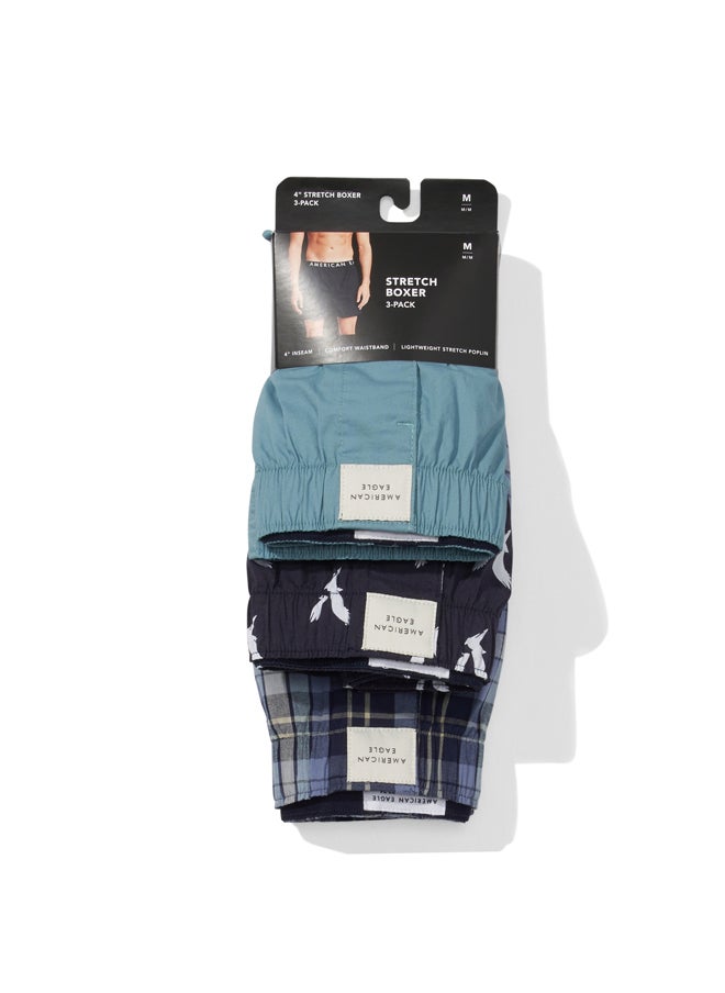 American Eagle - AEO Stretch Boxer Short 3-Pack - Image 1
