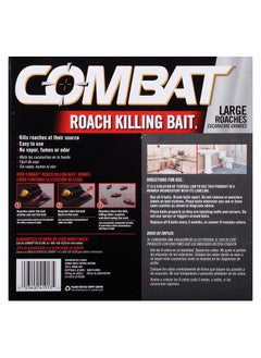 Combat Roach Killing Bait, Large Cockroach Station, Kills the Nest ​- 8 Count  - Image 3
